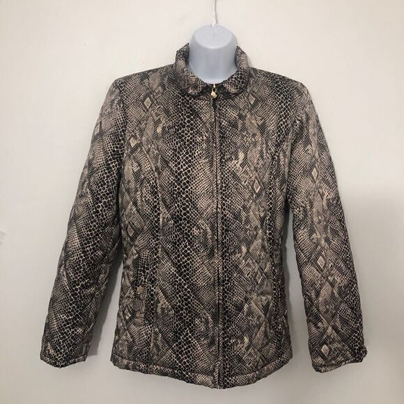 Lovely Easy Spirit Size Large Snake Skin Jacket! - Picture 2 of 12